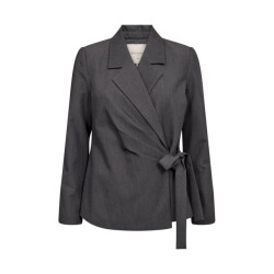 Free Quent Fqvika blazer jacket dark grey melange