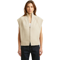 G-Star Heavy moto zip vest knit wmn