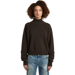 G-Star Heavy moto turtle knit wmn