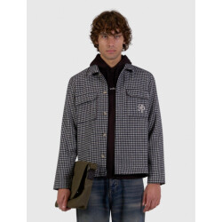Pure Path 26030215 54 houndstooth shirt overshirt