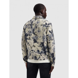 Pure Path 26030204 53 jacquard flower full-zip overshirt purep
