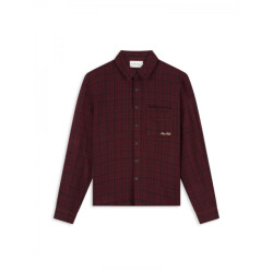 Pure Path 26030208 02 structured checked overshirt purep