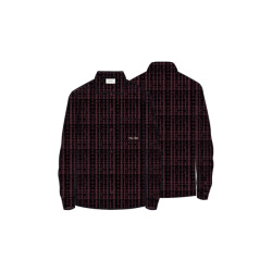 Pure Path Structured checked overshirt