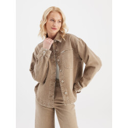 C.O.J. Denim Spijkerjasje tamara peanut denim