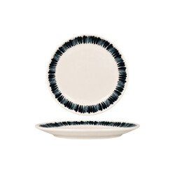 Bonna Dinerbord lavis black porselein 25 cm set van 6