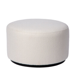 Atmooz Poef ritz 60 alpine ivory Ø 60 x h 35 cm