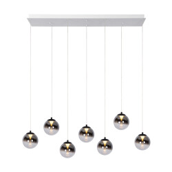 Atmooz Hanglamp monza 7 rect. - 120 x 40 x h 167 cm geïntegreerde led