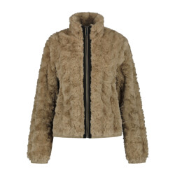 Luhta isolahti fleece sweater met rits dames -
