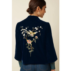 King Louie Noor jacket gamine 10701 evening blue