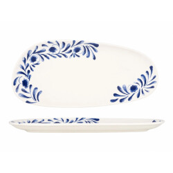 Bonna Serveerschaal lavis blue porselein 36 cm set van 2