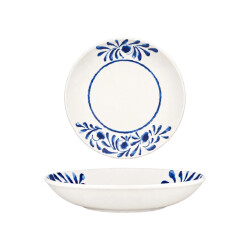 Bonna Diepbord lavis blue porselein 23 cm (1000cc) set van 6