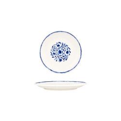 Bonna Dessertbord lavis blue porselein 19 cm set van 6