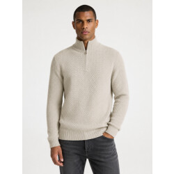 Kronstadt Ks3000015 ksdev half zip 024 beige mix heren trui