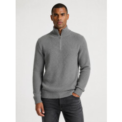 Kronstadt Ks3000015 ksdev half zip 913 lt. grey mix heren trui