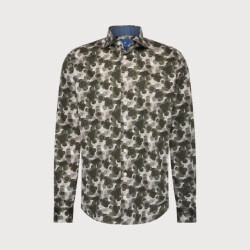 Blue Industry All-over bloemenprint overhemd |