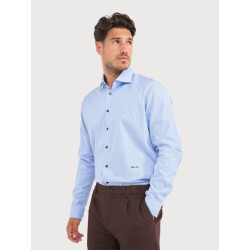 Blue Industry Dessin overhemd met logo |