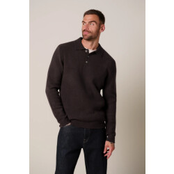 Profuomo Ppxj30041g polo long sleeve aubergine