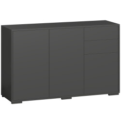 4goodz Kommode dressoir – 2 lades push-click 117x36x74 cm -