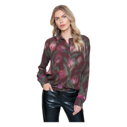 Geisha Blouse burgundy