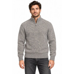Kronstadt Ks35005 ksdorsey half zip 913 grey mix -trui
