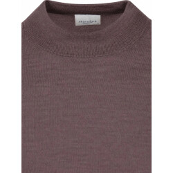 Profuomo Ppxj30028j merino mockneck aubergine