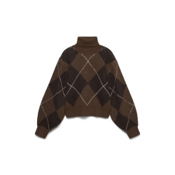 Vero Moda vmdarla ls rollneck pullover 10350491 cocoa brown