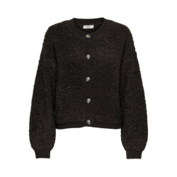 Jacqueline de Yong eira life l/s oneck cardigan knt 15337012 chocolate torte