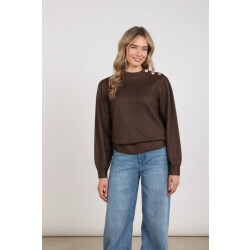 Nukus Nkf03085 334 molly pullover strass chocolate