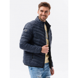 Ombre Gewatteerd herenjack c528 navy -