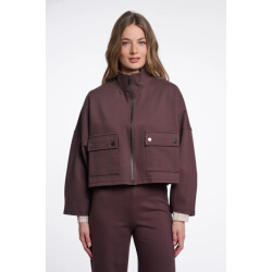 Rino & Pelle Rave.7002612 rino en pelle jacket with zipper closure peated