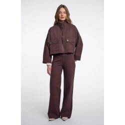 Rino & Pelle Habiregular.7002612 rino en pelle regular length wide leg pants peated