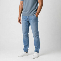 Cars Lugano heren soft denim regular-fit jeans grey blue