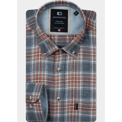 Giordano Overhemd heren dino soft flanel check 627307/60