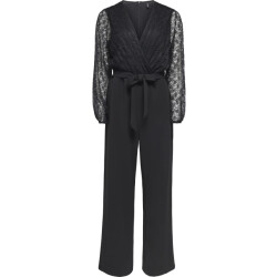 Only Onlbetsy l/s wrap v-neck jumpsuit cs jrs black