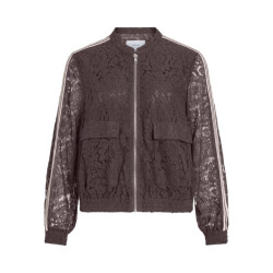 Vila violine l/s bomber jacket 14115080 raisin