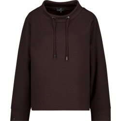 Monari  sweatshirt with stand-up 809856 567 black coffee