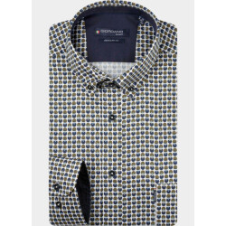 Giordano Overhemd heren dino satin stretch graphic pr 627021/70