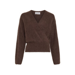 Moss Copenhagen bondie hope v pullover 20299 hot fudge