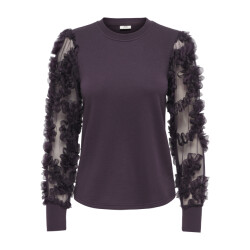 Jacqueline de Yong fairview life l/s sweat jrs noo 15220558 plum perfect