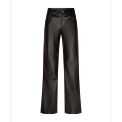 Red Button Broek srb5077 colette faux leather espresso