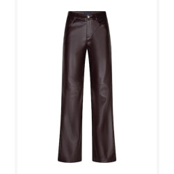 Red Button Broek srb5077 colette faux leather burgundy