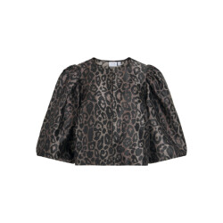 Vila vilenuna o-neck 3/4 top/dc 14119004 black beauty