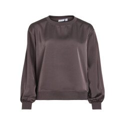 Vila viliso o-neck l/s top/1 14119303 raisin