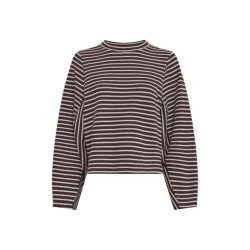 Moss Copenhagen sofia sweatshirt stp 20246 mole/oatmeal