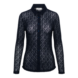 &Co Woman &co woen blouse tina lace night blue