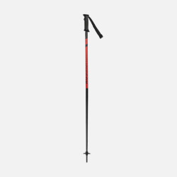 Rossignol tactic black red skistokken heren -