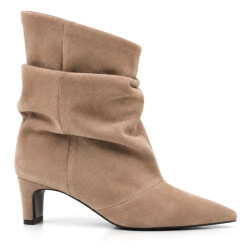 DWRS Label Perugia mocha enkellaars met hak dames