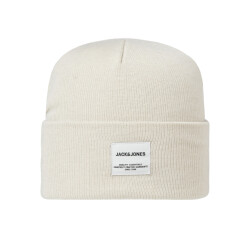 Jack & Jones Heren muts jaclong knit beanie grijs/beige