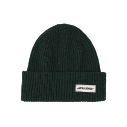 Jack & Jones Heren muts jaccolton beanie donkergroen/donkerblauw