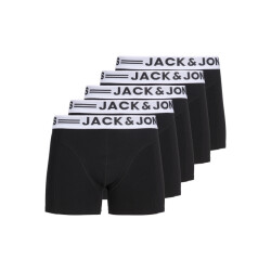 Jack & Jones Heren boxershorts trunks jacsense 5-pack effen